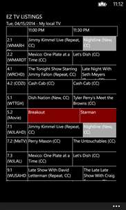 EZ TV Listings screenshot 1