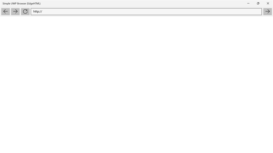Simple UWP Browser (EdgeHTML) (Windows) 由: Lukes Computers