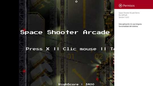 Space Shooter Arcade Demo screenshot 8