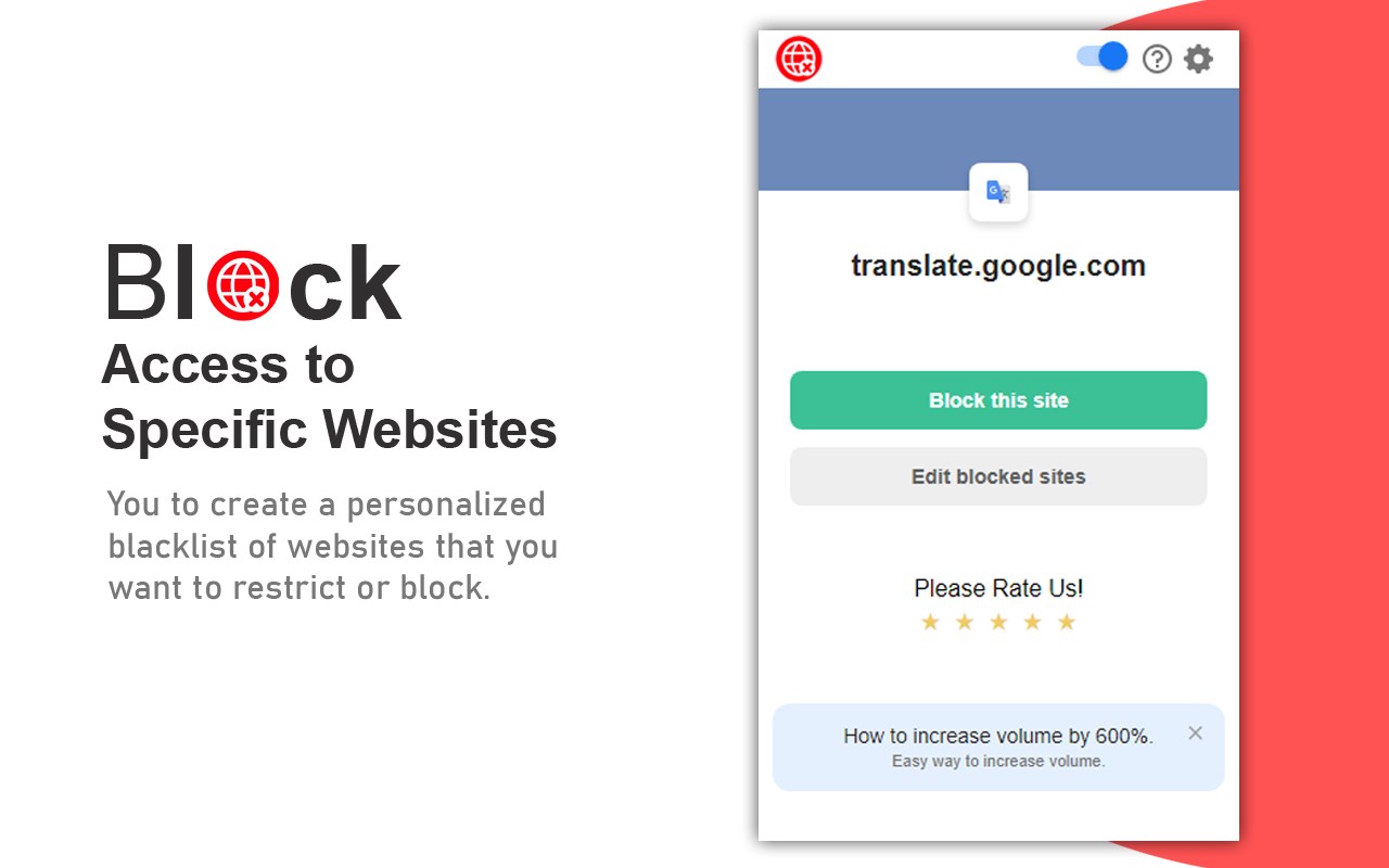 SiteBlock: Block Websites & Focused Study