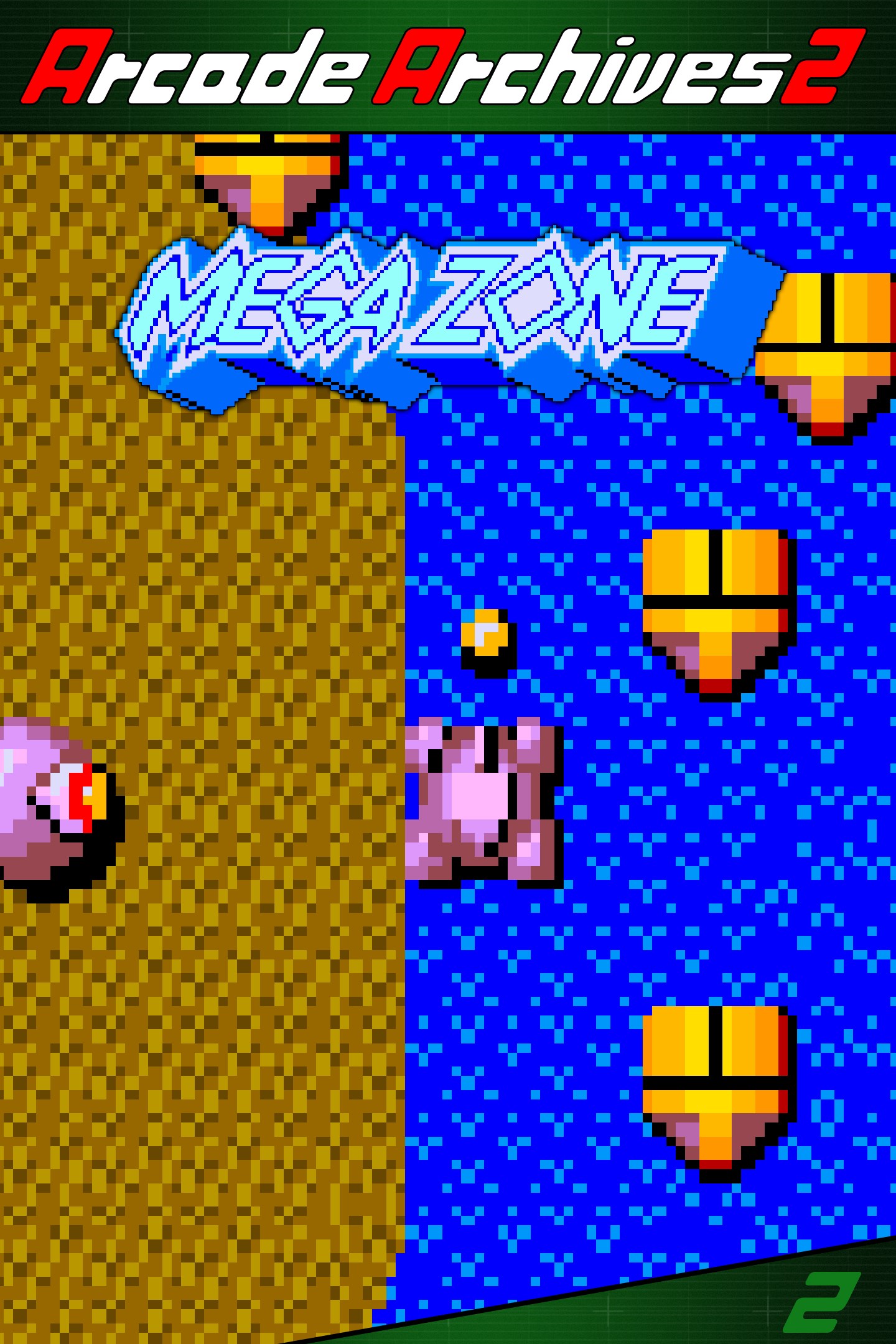 Arcade Archives 2 MEGA ZONE 遊戲海報