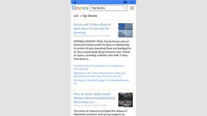 Google news pc app