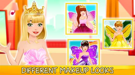 Fairy Saloon - Dressup & Makeover, Color by Number screenshot 1