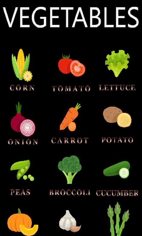 Toddler Vegetables Screenshots 1