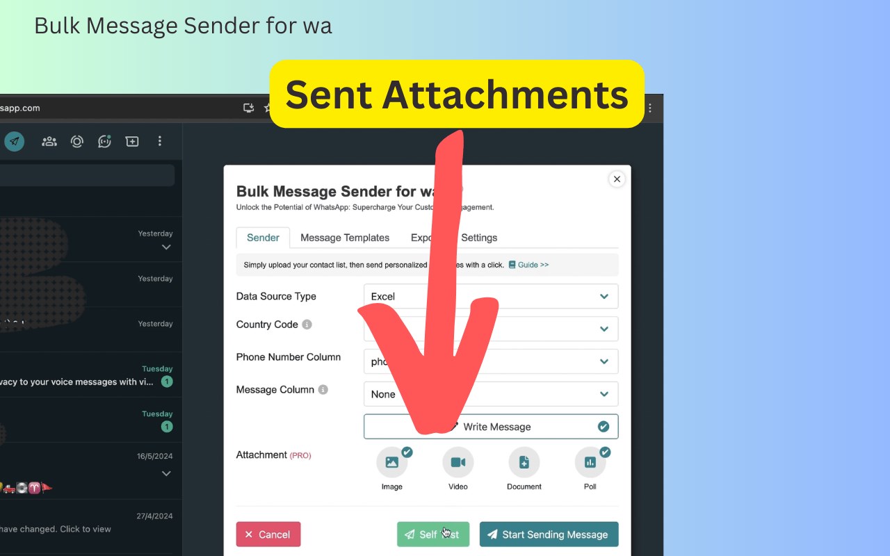 Bulk Message Sender for wa