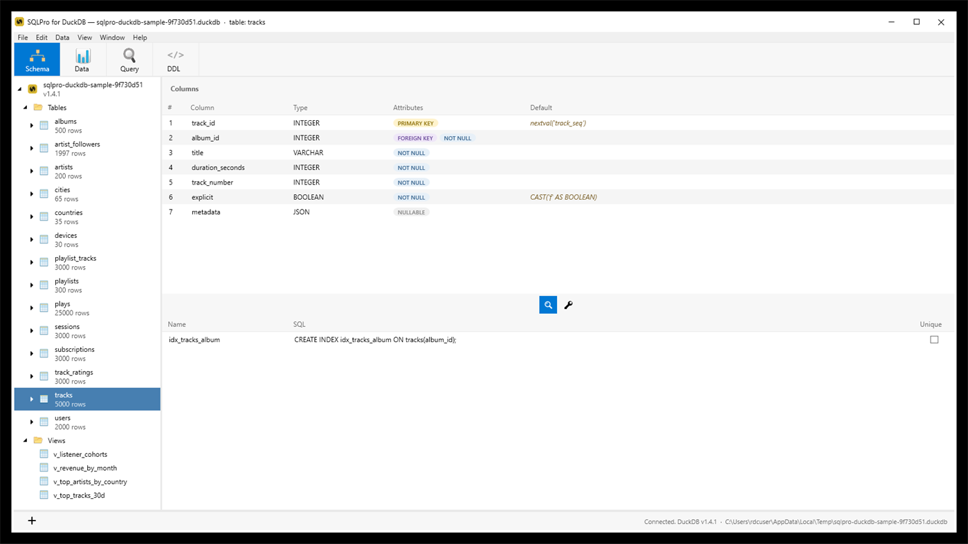#2. SQLPro for DuckDB (Windows) Oleh: Hankinsoft Development Inc