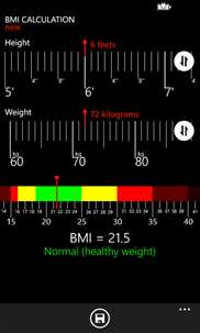 BMI Track screenshot 1