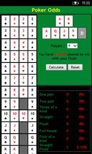 Poker Odds screenshot 3