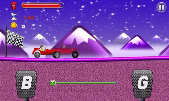 Crazy Car Hill Racing screenshot 1