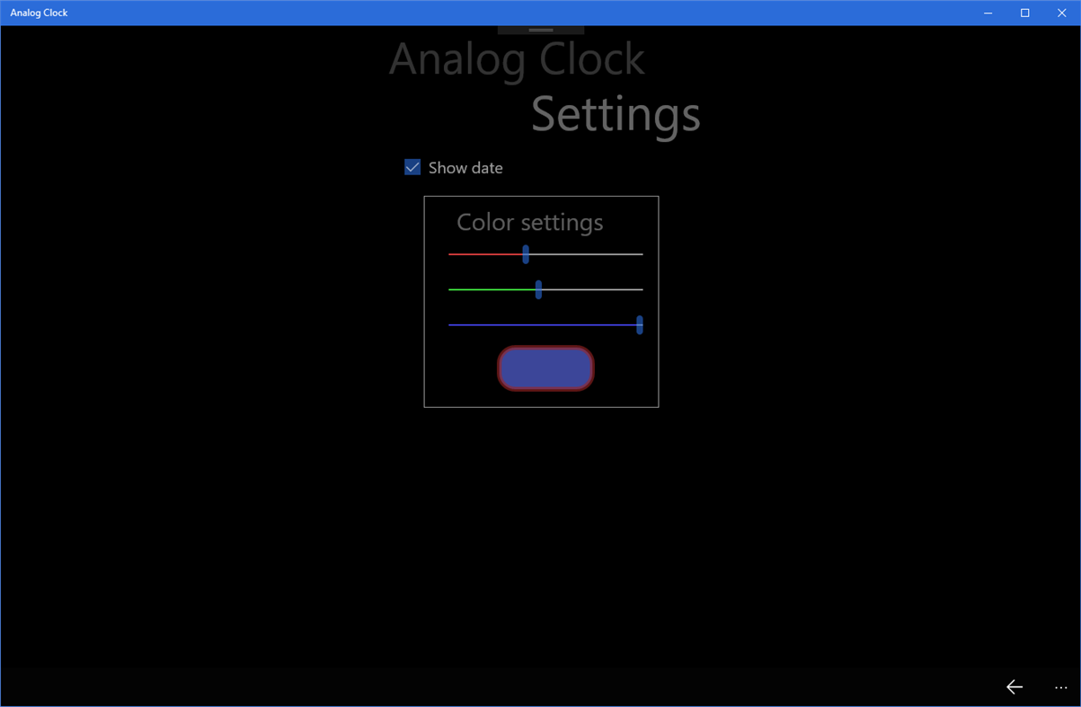#2. Analog Clock (Windows) di: Den Mosh