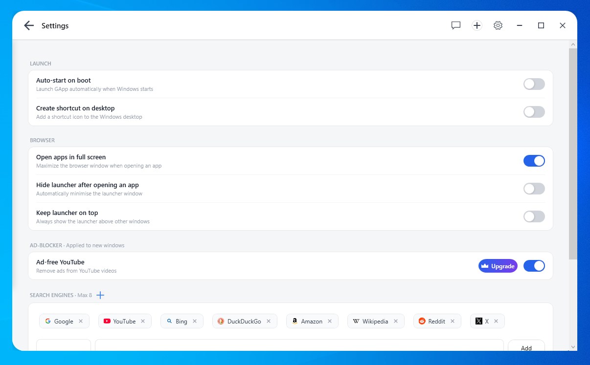 G App Launcher for Workspace Suite screenshot
