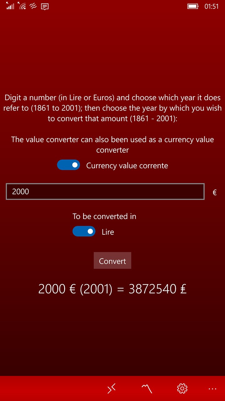 Get Historic Lira Italiana Value Converter Microsoft Store En Gb - 