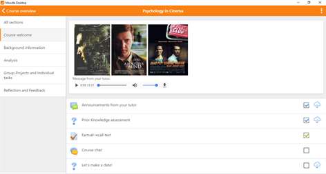 Moodle Desktop Screenshots 2
