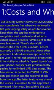 CM Security Master Guide 2018 screenshot 4