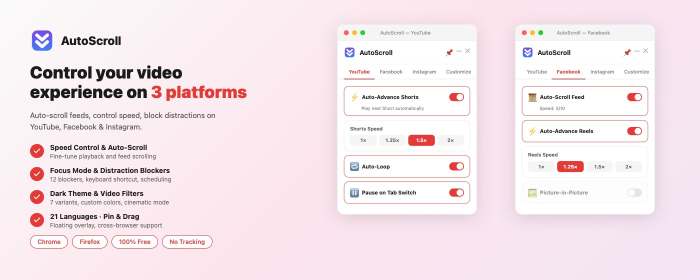 AutoScroll – Video Auto-Scroller