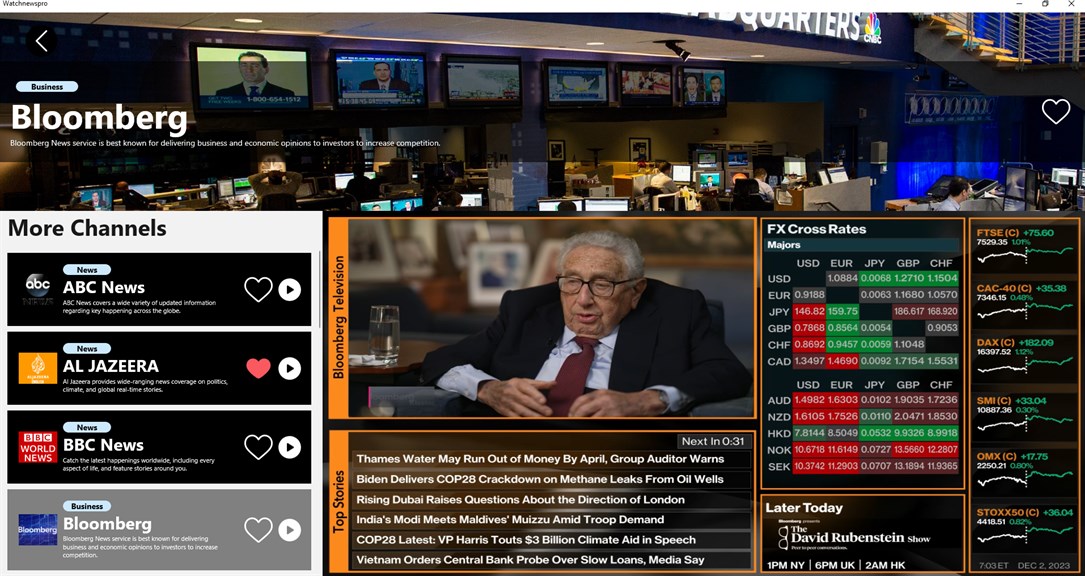 Watch News Pro Live Channels Aplicaciones de Microsoft