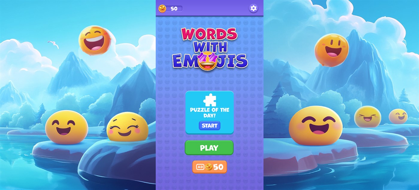 #1. Words With Emojis (Windows) By: Advergame Technologies Private Limited
