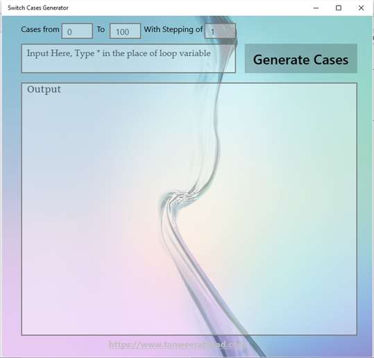 Switch Case Generator screenshot 1