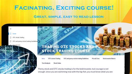 OTC stocks, microcap and penny stocks trading course screenshot 1