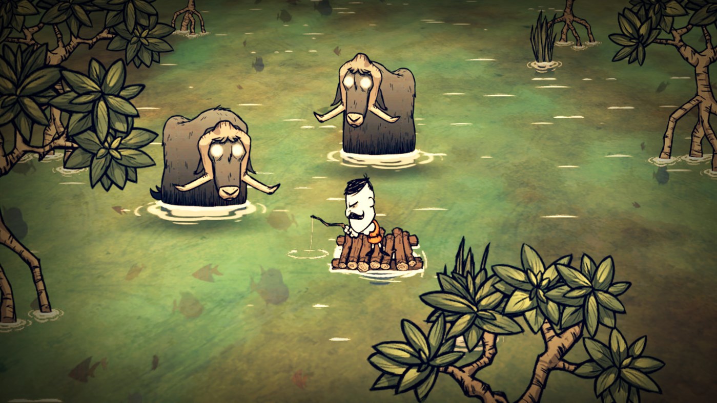 #4. Don't Starve: Giant Edition + Shipwrecked Expansion (Windows) Podle: Klei Entertainment