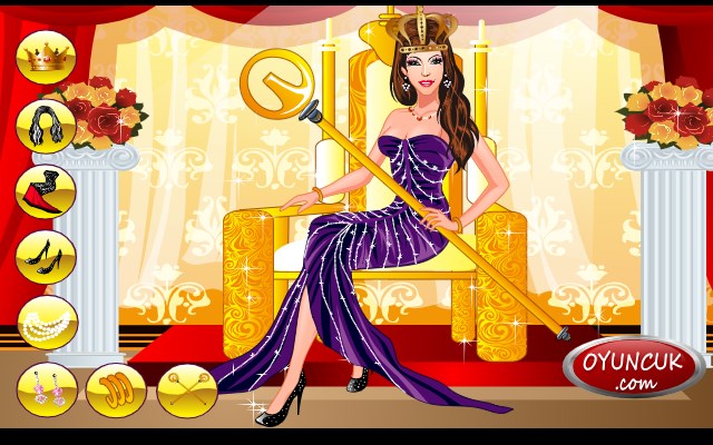 Queen Elisa Dress Up Game