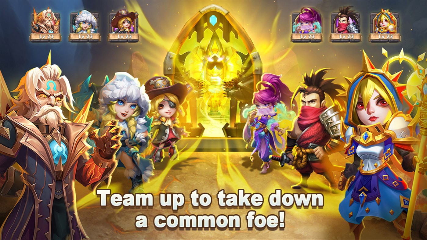 #6. Castle Clash: World Ruler (Windows) By: IGG.COM