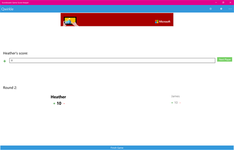 Scoreboard: Game Score Keeper Screenshots 2
