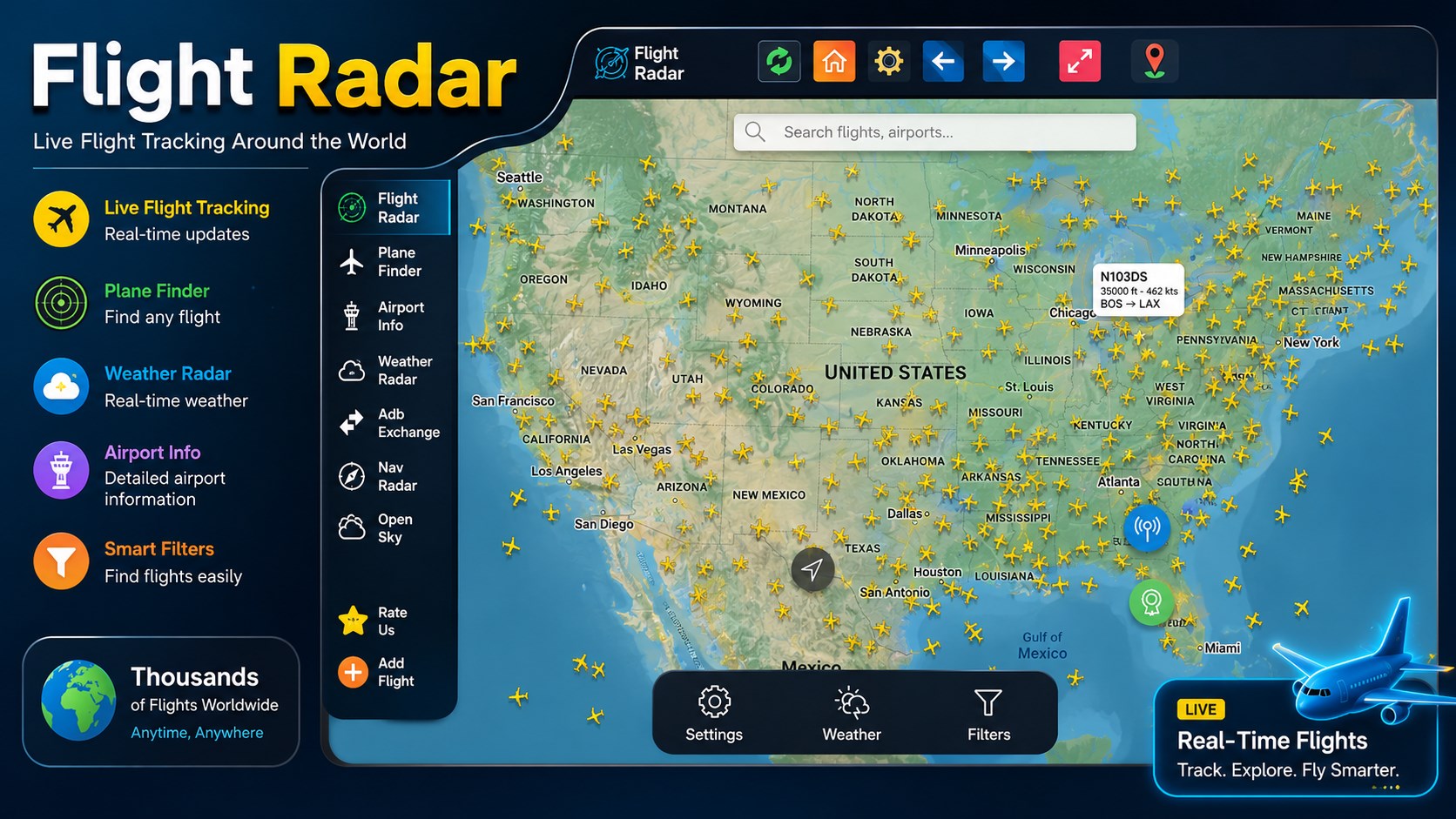 Flight Tracker : All-in-One screenshot
