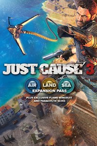 Just Cause 3: Luft-, Land- und Meerpass – Verpackung