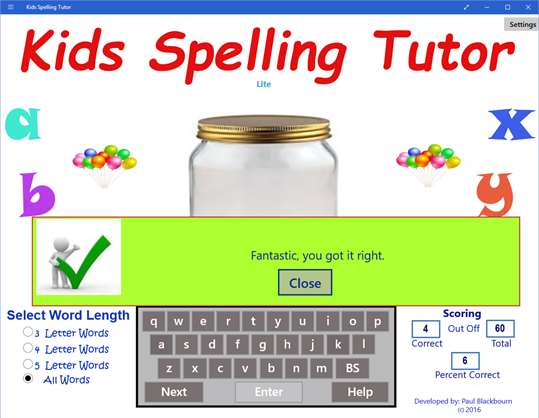 Kids Spelling Tutor screenshot 2
