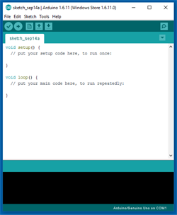 Arduino IDE screenshot 1