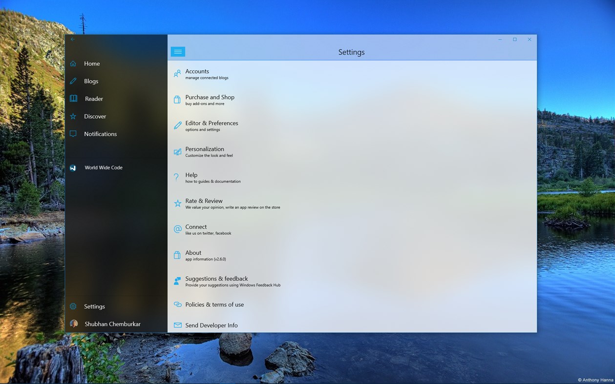 #9. Studio for WP (Windows) By: Shubhan Chemburkar