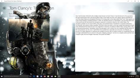 Tips and Tricks for Tom Clancy's: The Division Screenshots 1