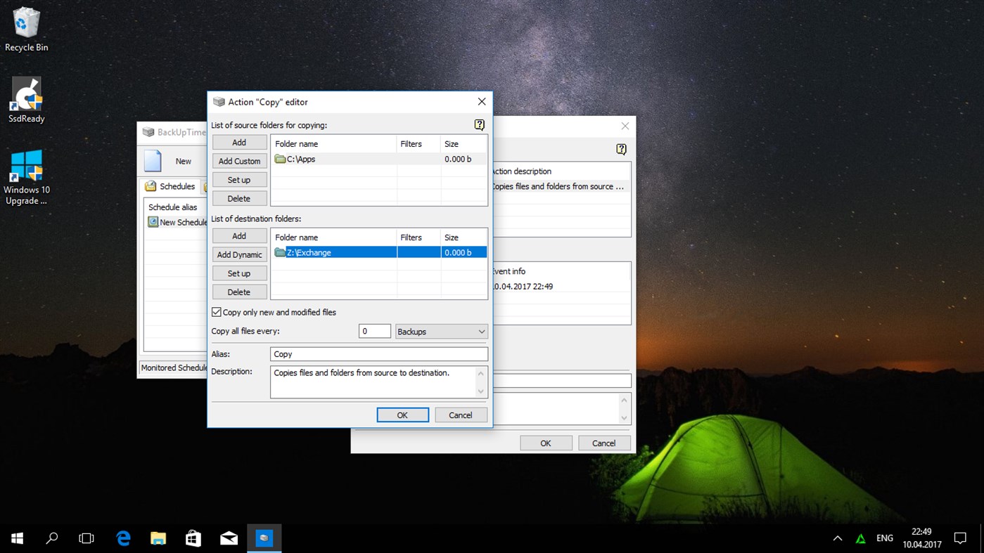 #3. BackUpTime (Windows) 由: CEZEO software Ltd.