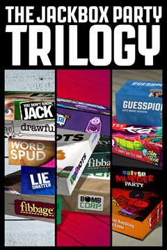 Cover poster for The Jackbox Party Trilogy