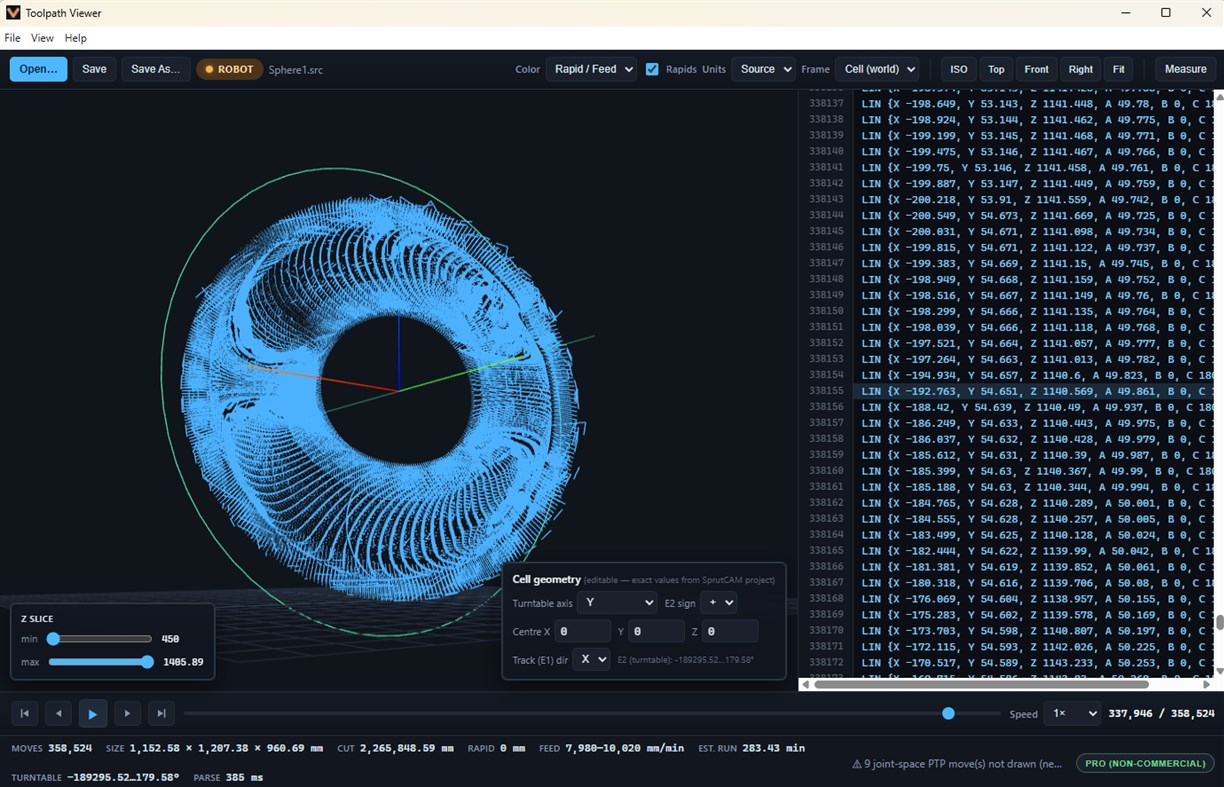 #1. Toolpath Viewer (Windows) By: WOMBAT LOGIC