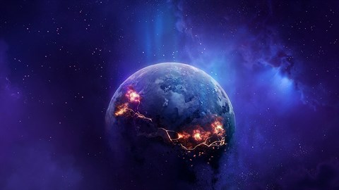 AAA Dynamic Scenes - Dying Planet Dynamic Scene