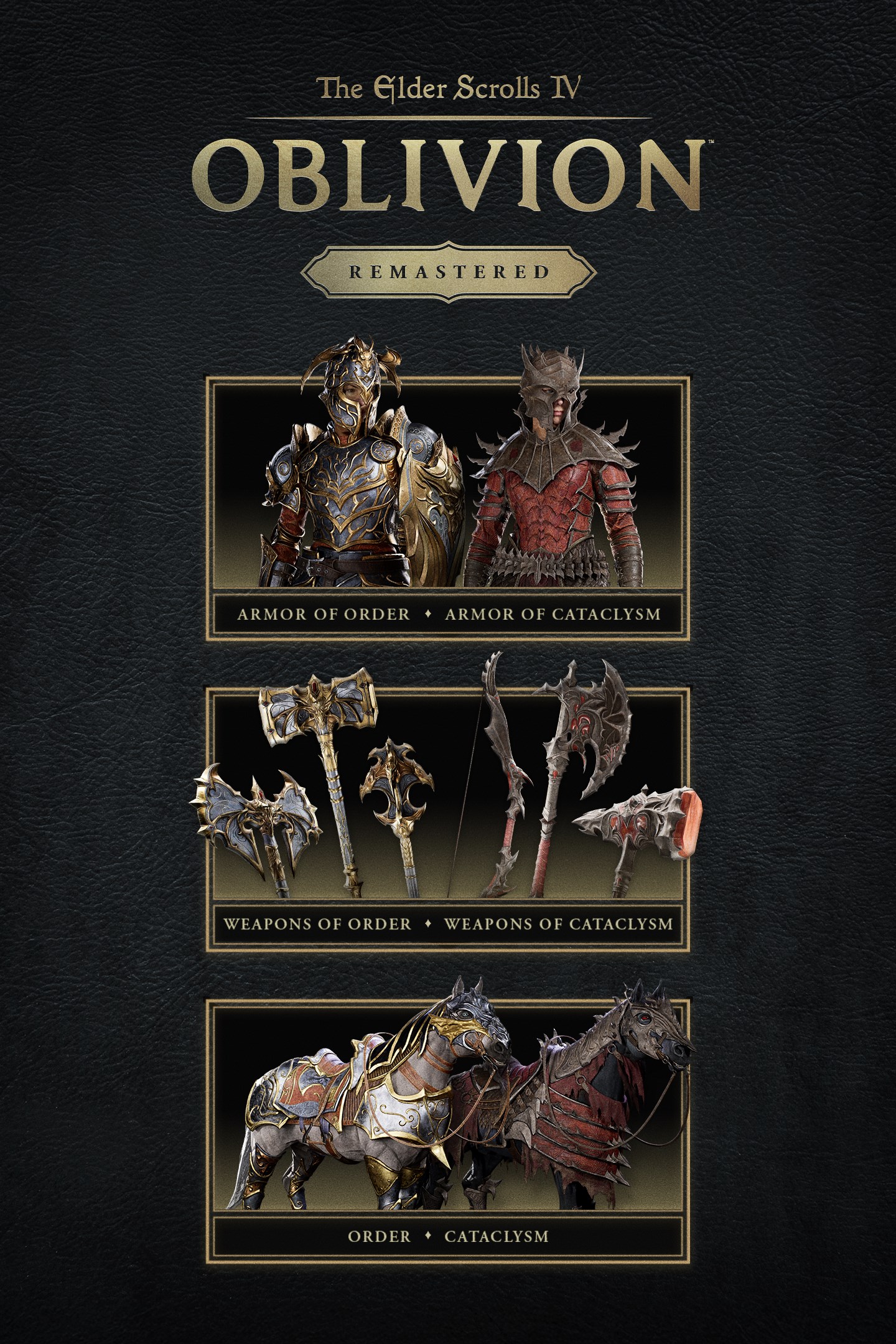 The Elder Scrolls IV: Oblivion Remastered – Deluxe Edition Content — official Xbox artwork