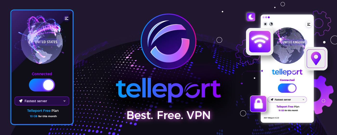 Telleport - Best Free VPN promo image