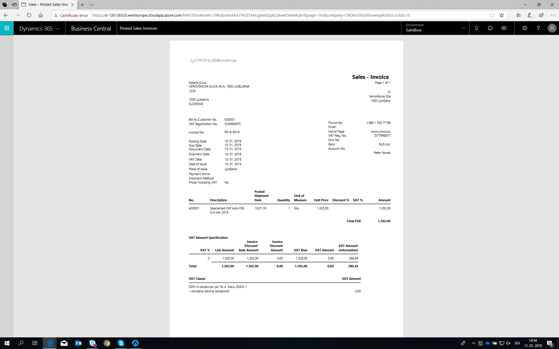 Snapshot 2 of BE-terna Localization for Croatia, Serbia and Slovenia