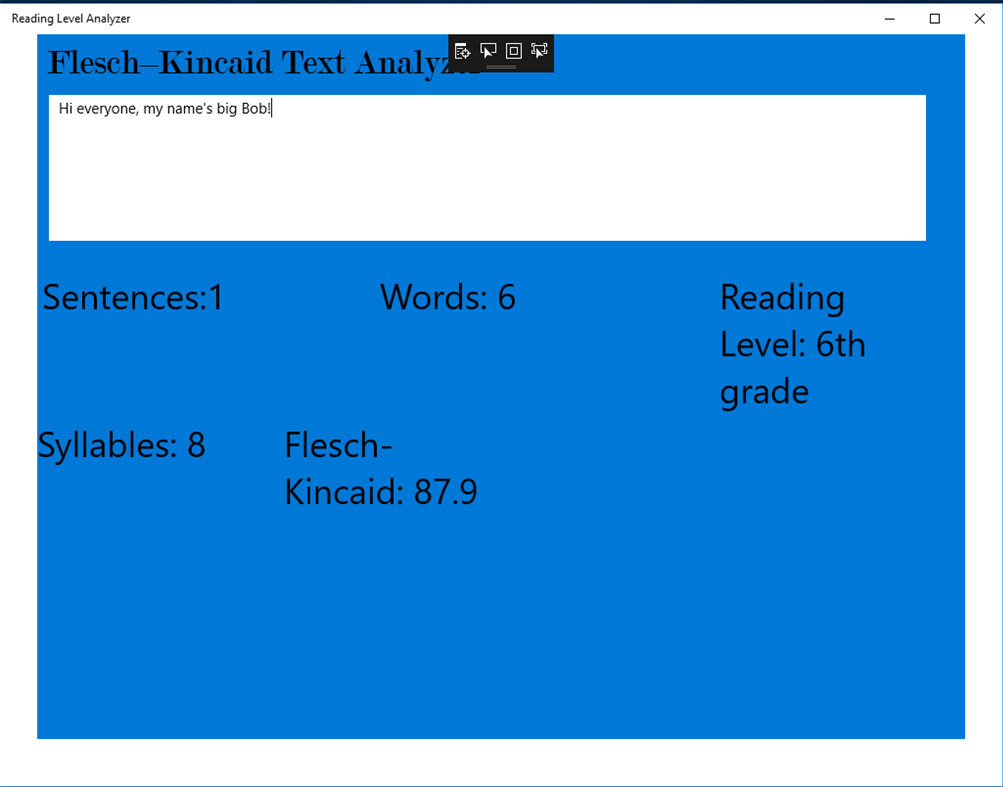 #2. Reading Level Analyzer (Windows) 由: SohumApps