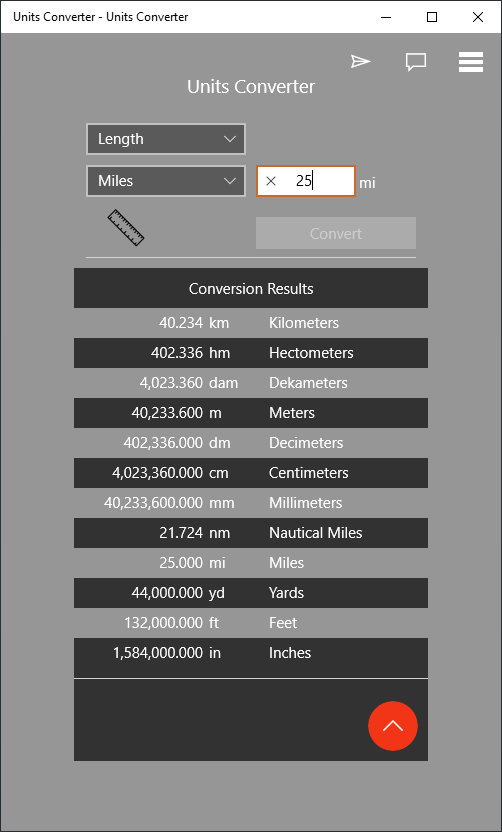 Miles converter outlet