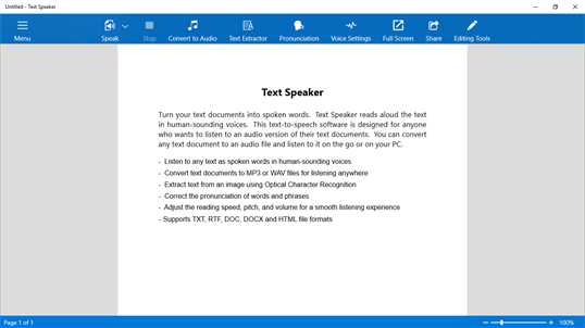 Text-Speaker screenshot 1