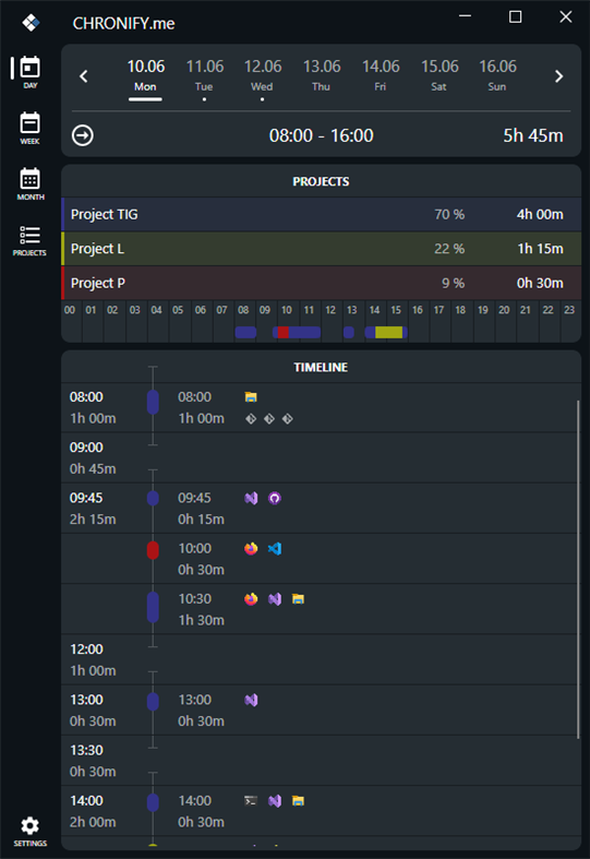 #1. CHRONIFY.me (Windows) بواسطة: buma software