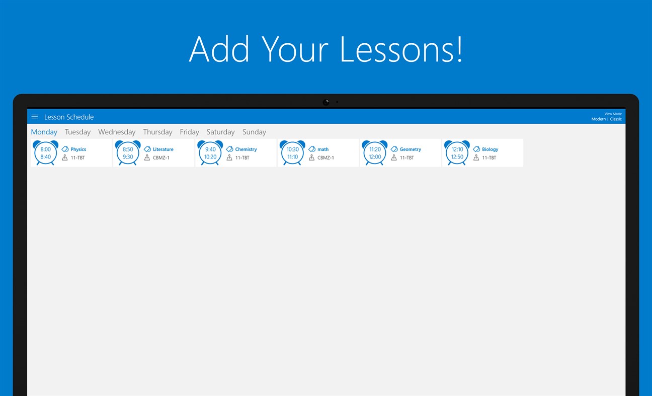#1. My Weekly Schedule (Windows) Με: Selim Ata