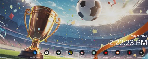 Football Sports Championship Cup Wallpaper marquee promo image