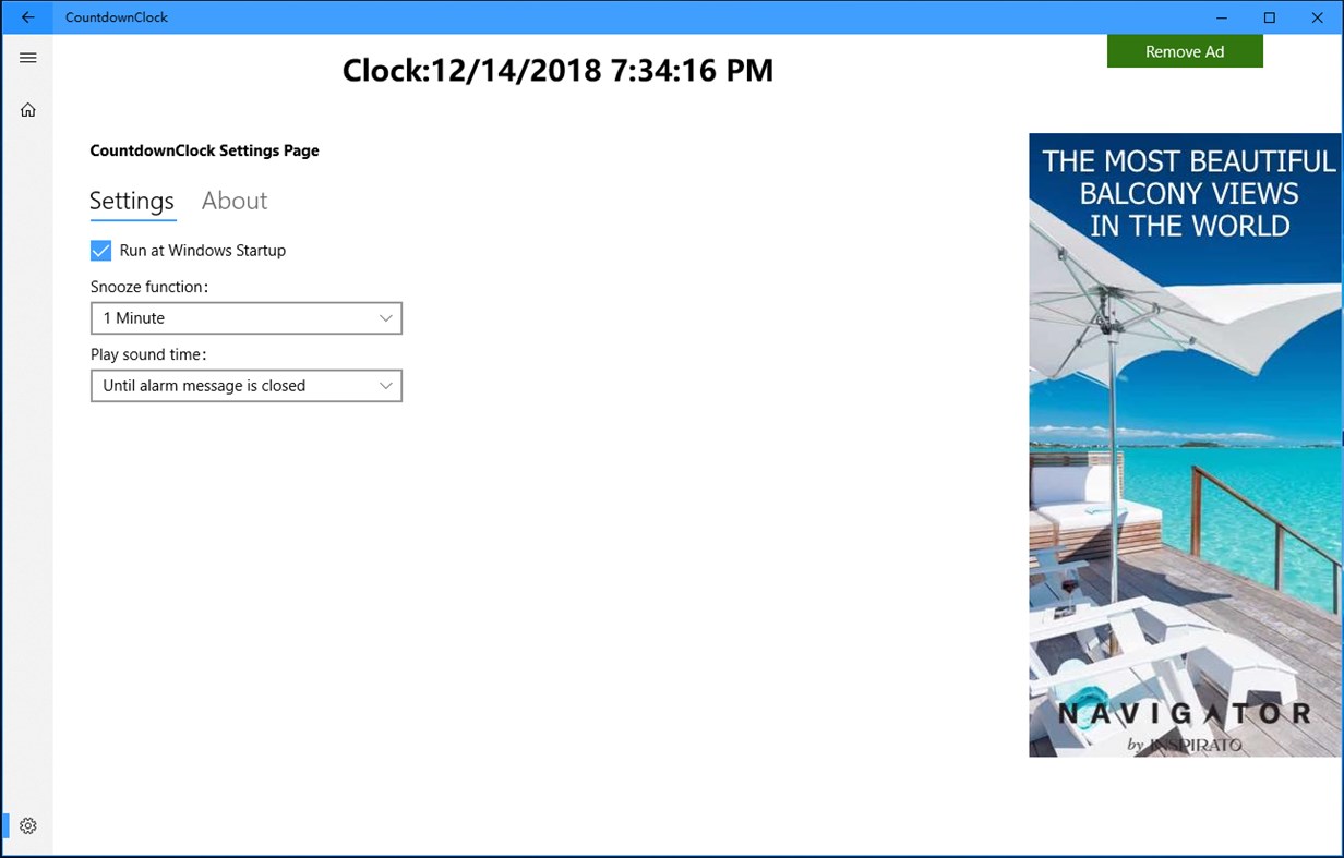 #5. CountdownClock (Windows) Bởi: GreatShip