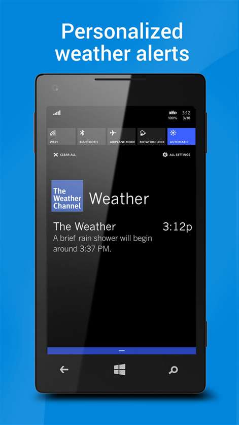 The Weather Channel for Windows 10 free download on 10 App ...