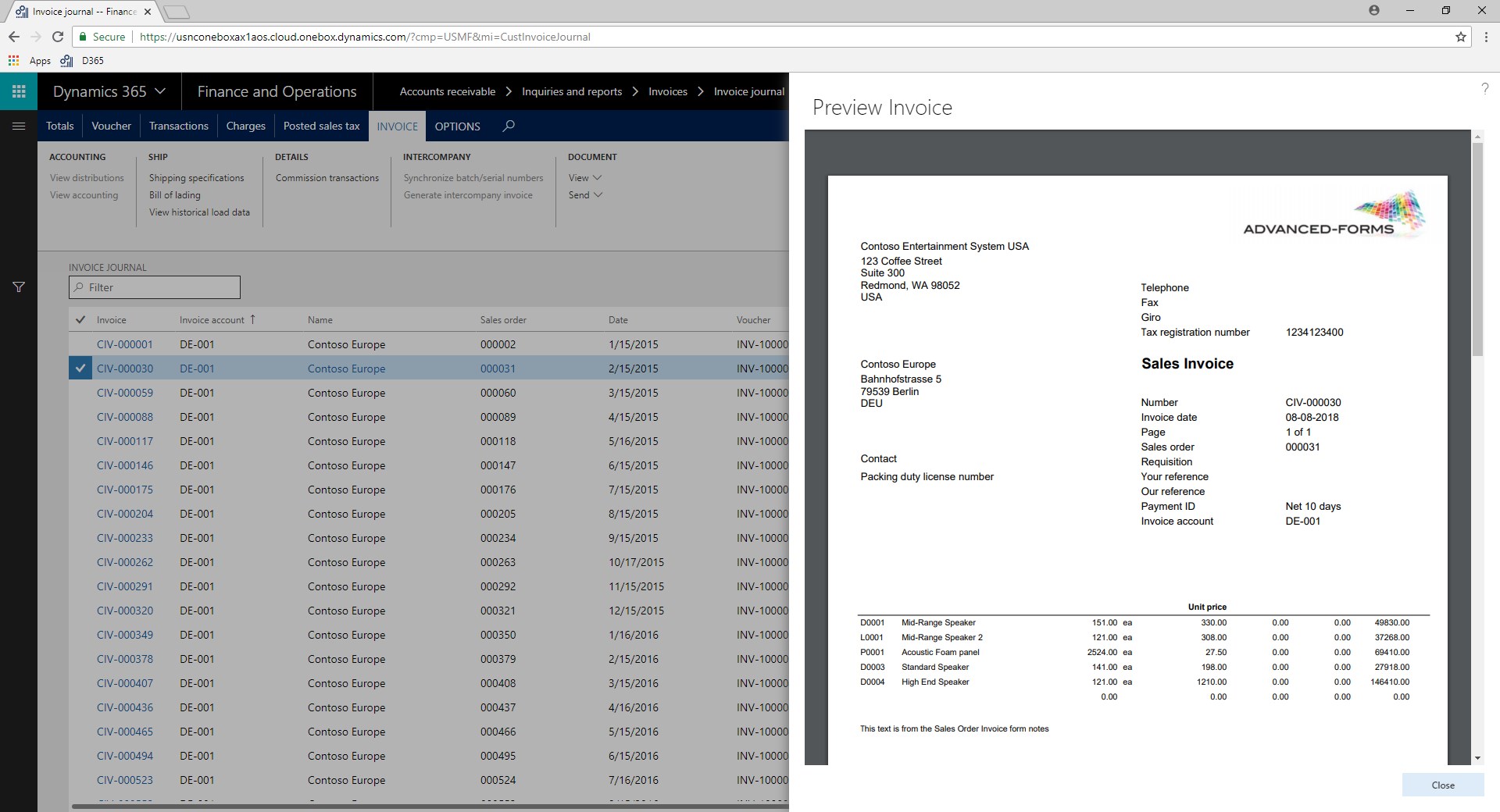 Snapshot 3 of Advanced-Forms® Document Creation and Distribution