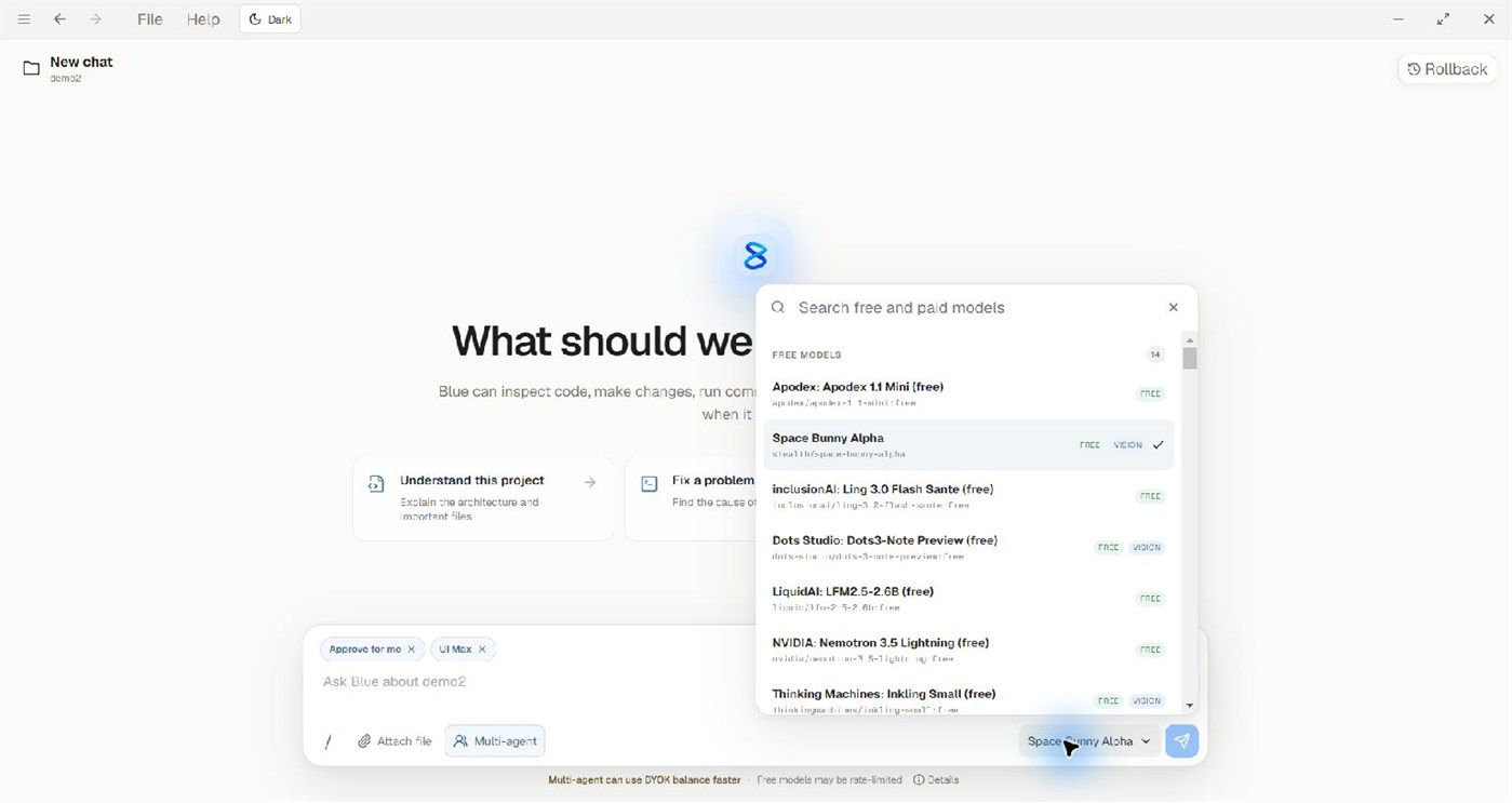 #4. Blue Desktop (Windows) Od: Imergene